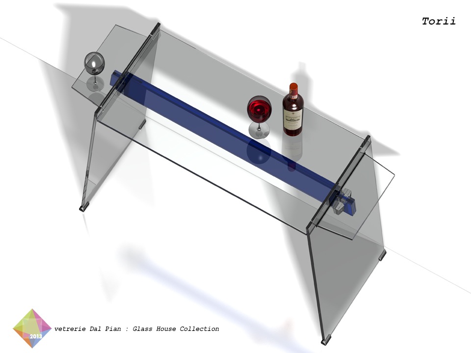 Glass Conole Table