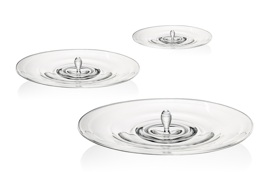 Rogaska Crystal Droplet Plate