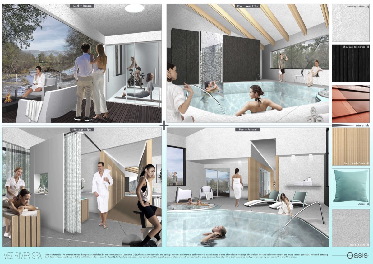 Vez River Spa - Interior Views