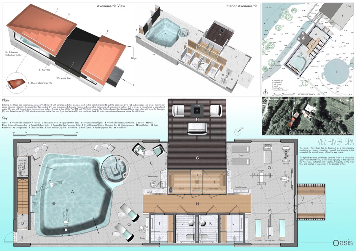 Vez River Spa - Oasis Plan