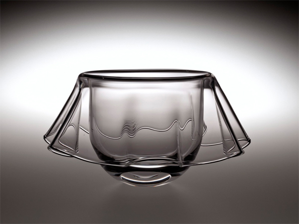 Steuben Glass Drape Bowl