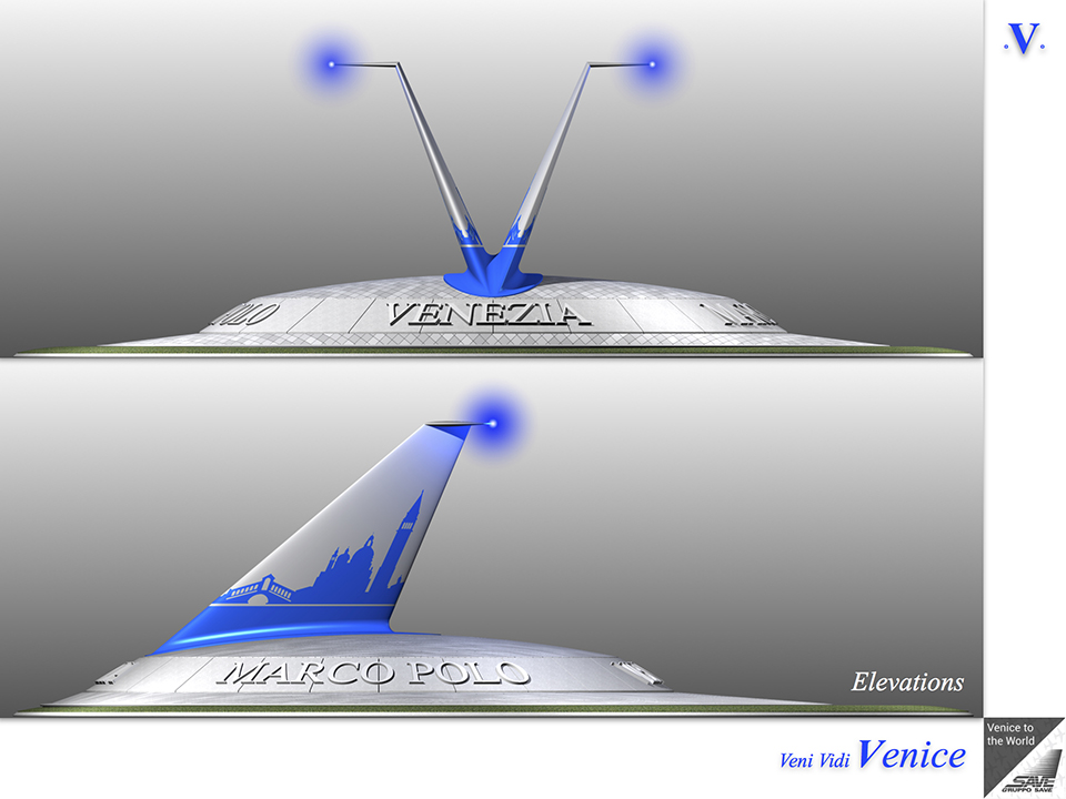 Venice Airport Entrance Roundabout