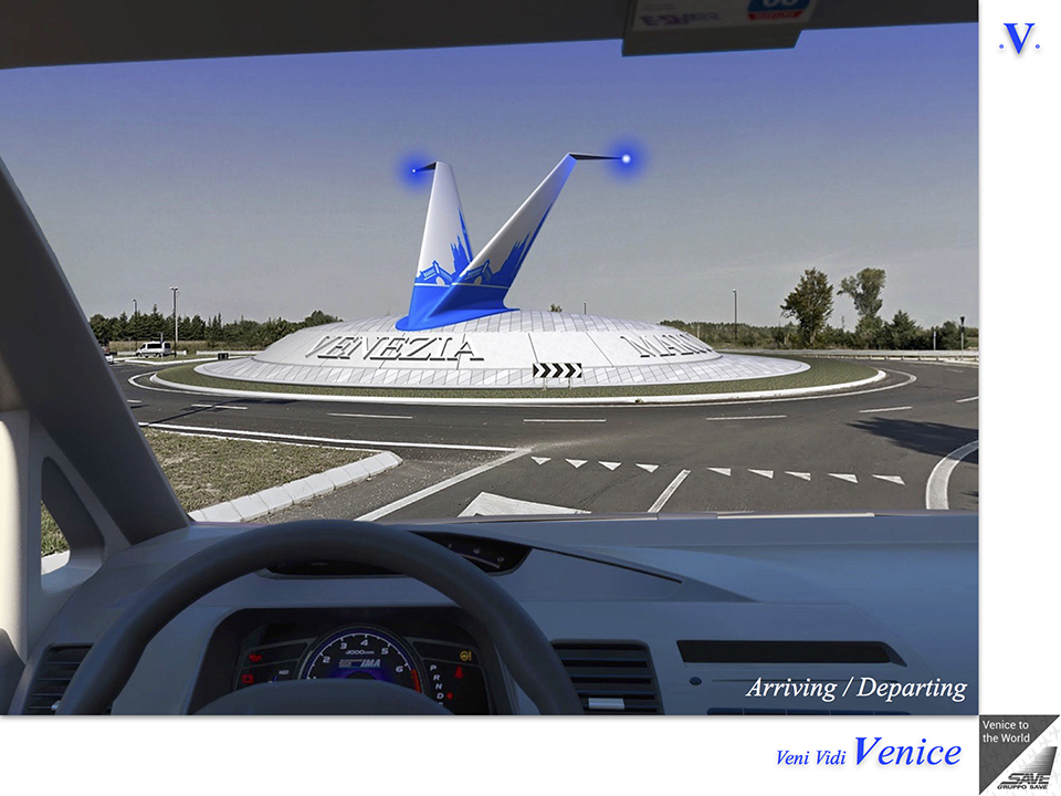 Venice Airport Entrance Roundabout